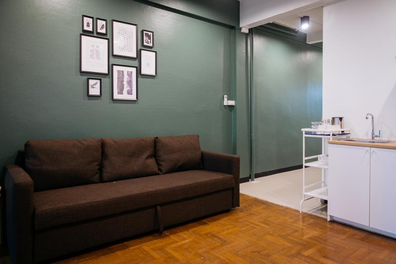 T3 Two Bedrooms Wifi Full Kitchen 1 Min To Bts بانكوك المظهر الخارجي الصورة